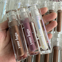 Gloss à lèvres en vrac sans logo, végétalien, waterproof, haute pigmentation, haute brillance, longue tenue pour le maquillage quotidien