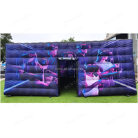 Jeu de stratégie interactif sportif, arène de défi, salle d'évasion VR gonflable, souffleur électrique de ballons, pour fêtes et parcs d'attractions