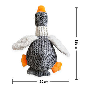 Giocattolo per Cani in Peluche a Forma di Anatra con Suono Squittente, Vendita all'Ingrosso - Product Image 4