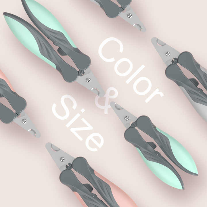 FCJ Safely Groom Your Pet Dog Customized Size Straight-Shaped Stainless Steel Nail Clippers Small Style Cutter for Animal