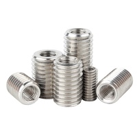Industry Bestseller Stainless Steel Fully Threaded Bushing Non-standard Size of Internal External Threads M10x1.25-M14x1.5 -L25