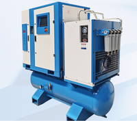 Compresseurs d'air à vis sans huile 15KW 20KW 22KW à forte demande pour découpe laser, alimentation CA 380V, usage industriel