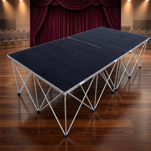 Plataforma de Escenario Modular de Aluminio 1x1m 4x4ft, Escenario Rápido para Eventos y Conferencias - Product Image 2