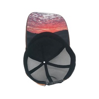 Casquettes de haute qualité 5 casquettes en maille panneau personnalisées propre patch de broderie impression par sublimation et logo casquettes de camionneur à profil haut