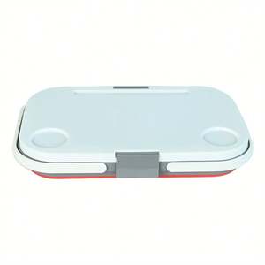 Venta al por mayor de plástico de silicona plegable cesta de almacenamiento de picnic cesta de la compra con tapa para organizar - Product Image 5