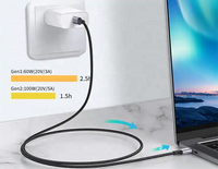 Câble de données de synchronisation 4K 60Hz USB C Full Functions Video Audio and PD Charging 100W pour MacBook Pro /Air ,Google Pixel 5 et plus