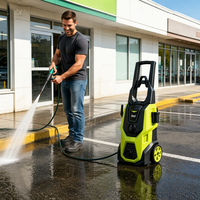 Nettoyeur haute pression vertical portable électrique pour voiture, patio et jardin