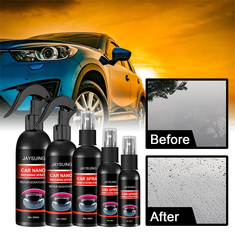 Jaysuing 30ml polvere guano liquami rimozione auto riparazione graffi nano spray protezione durevole schiarente antigraffio per carrozzeria auto
