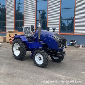 Mini Tractor de Ruedas de 28 Hp 4x4, Tractor Agrícola Multifuncional de Color Rojo con Transmisión por Engranajes - Product Image 3