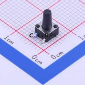 TS-1109S-C-J Tactile Switch SMD-4P,4.5x4.5mm Switch Single Pole Single Throw Round Button 2.6N Vertical Mount - Product Image 1