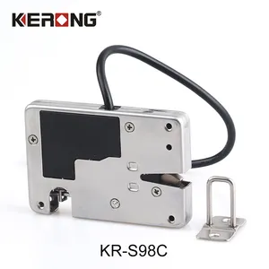 Waterproof Lock KERONG Waterproof Metal Solenoid Parcel Delivery Locker Lock Electronic Rotary Push-to-Close Latch