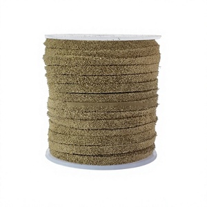 Wholesale 8mm Genuine Mehendi Flat Suede Leather Cord <b>string</b>,Factory direct,Soft durable leather lace for Jewelry,charm,Bracelet - Product Image 1