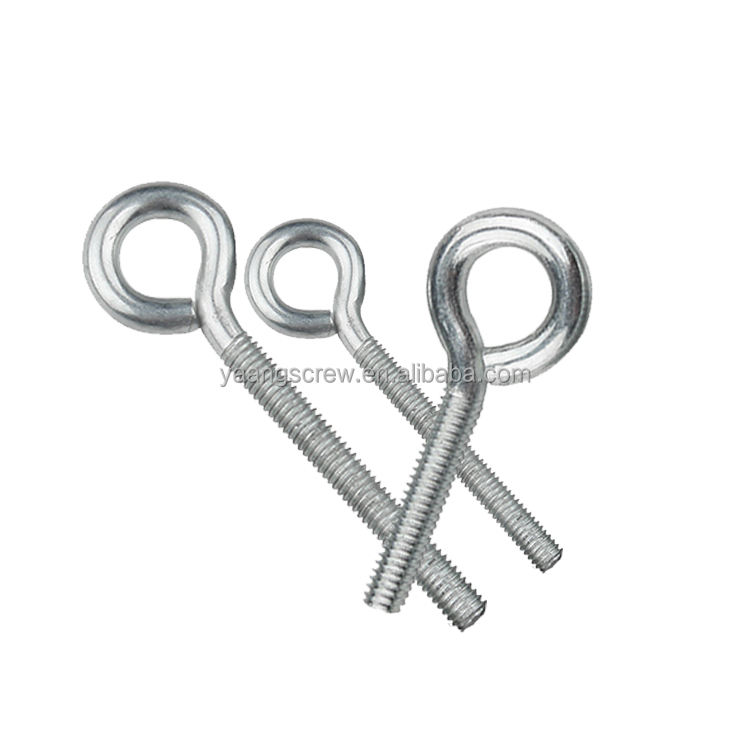 Eye Bolts Closed Loop Threaded Fasteners UNC Iron Stainless Steel Alloy ...