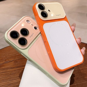 Funda Magnética para Teléfono Celular con Panel Trasero Mate AG de Moda para iPhone 17 12 13 14 15 16 Pro Max con Película Protectora de Lente HD a Prueba de Golpes - Product Image 4