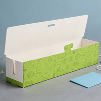 Cajas para Hot Dogs Plegables Impresas Personalizadas al por Mayor, Contenedores Desechables Biodegradables Ecológicos para Comida Rápida de Fábrica