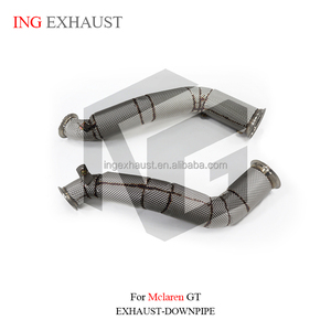 Sistema de Escape de Alto Flujo ING de Acero Inoxidable para McLaren con Protector Térmico, Piezas de Alto Rendimiento para Automóviles - Product Image 5
