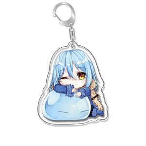 Porte-clés en acrylique Time I Got Reincarnated As a <span class=keywords><strong>Slime</strong></span> <span class=keywords><strong>Anime</strong></span> Rimuru Tempest, figurine, plaque, collection cosplay, bijoux, cadeau de fête - Product Image 2