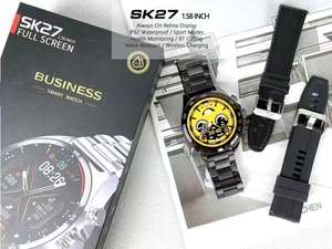 SK27 3 kayış iş Smartwatch 1.58 \ "LCD ekran 2025 Montres spor izci Reloj Inteligente kalp hızı pusula IP67 - Product Image 4