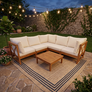 Modern Traditional Chesterfield Wood Sofa Bed Set Apartment Villa Hotel Outdoor Living Room Furniture Foldable Modular - Product Image 3