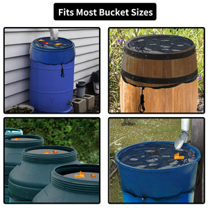 Rainwater Collector Net Cover Plastic Tank Protection For Rain Barrel Water Storage - Product Image 5