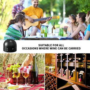 Wholesale Vacuum Red <b>Wine</b> Bottle Cap <b>Stopper</b> Reusable Corks Champagne Sealer Plug for Fresh - Product Image 3