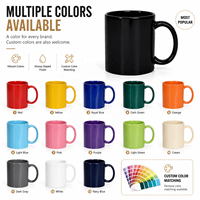 Taza de Cerámica de 11 oz con Logotipo Personalizado, Taza de Café Blanca para Sublimación, Cerámica AAA Brillante/Mate, Taza que Cambia de Color para Regalos al por Mayor