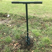 Outil de jardinage 2 en 1 Vertak, outil manuel pour la culture profonde du sol et des graines, perceuse à trous manuelle, tarière pour l'herbe