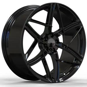 Rueda de coche de pasajeros caliente 18 19 20 21 22 pulgadas llanta de coche de aluminio forjado negro para <span class=keywords><strong>Mercedes</strong></span> W221 W201 W126 <span class=keywords><strong>Cla</strong></span> W124 Amg - Product Image 1