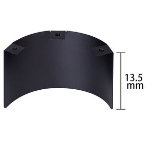 Cubierta de filtro de entrada de aire de aluminio con escudo térmico universal para coche de carreras Filtro de <span class=keywords><strong>2</strong></span> "a 4" - Product Image 5