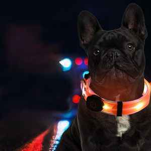 Nouveau collier lumineux pour animaux de compagnie en nylon PVC moderne avec motif imprimé, fonction lumineuse, fabriqué en polyester - Product Image 6