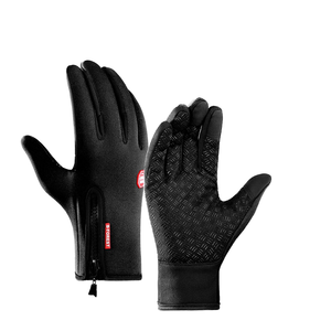 Guantes cálidos impermeables de dedo completo para hombre para invierno motociclismo pantalla táctil guantes deportivos al aire libre - Product Image 2