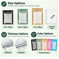 Sacs en Mylar personnalisés imprimés, résistants aux odeurs, à fermeture éclair, résistants aux enfants, pochettes souples au toucher doux, emballages en plastique