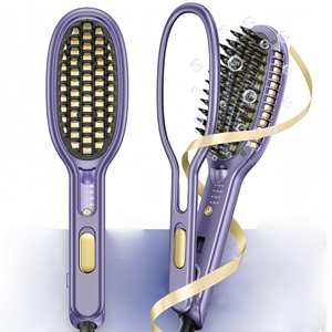 <span class=keywords><strong>Lisseur</strong></span> innovant compact et léger avec pince <span class=keywords><strong>de</strong></span> contrôle <span class=keywords><strong>de</strong></span> pression, température maximale 450 ℉   Pour les cheveux bouclés - Product Image 2