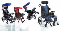 Fauteuil roulant en aluminium léger CP, fauteuil roulant inclinable et manuel avec protection solaire