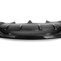 Diffuseur de lèvre de pare-chocs arrière en Fiber de carbone de haute qualité pour Audi A4 B8 2008-2015 Remplacement moderne facile pour pare-chocs arrière Standard