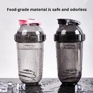 Spor Fitness bulaşık makinesi ve mikrodalga güvenli için 500 ile toz karıştırma kabı ml PC tek kullanımlık yemek yedek <span class=keywords><strong>Protein</strong></span> hasır şapka - Product Image 5