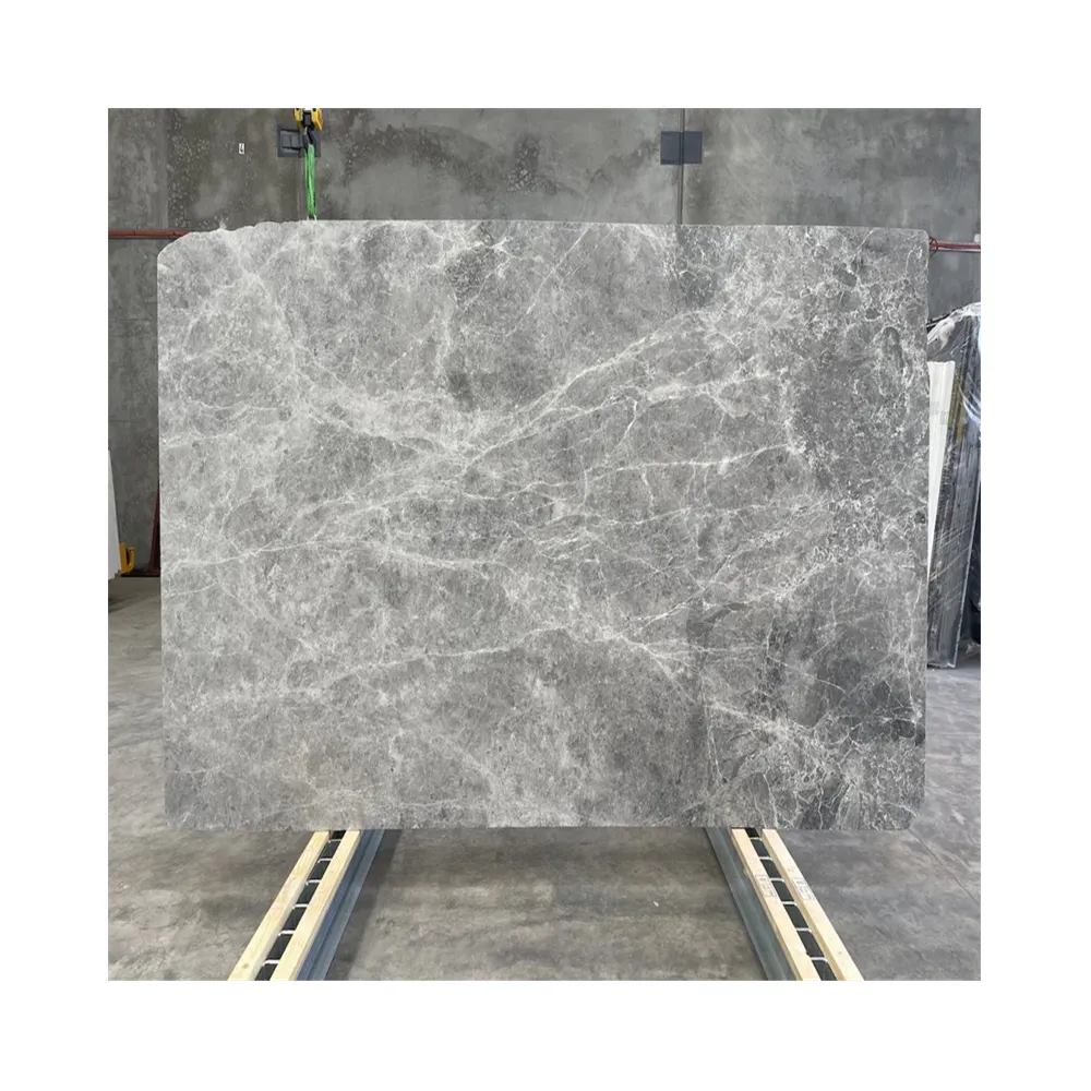 Panel de pared de losa de mármol gris galaxia antigua de piedra de lujo ODM \/OEM de estilo moderno, baldosas de mármol para exteriores de piedra Natural