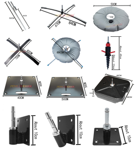 ธงชายหาดรูปหยดน้ำลดราคาพิเศษ ขนาด 350 ซม. น้ำหนัก 110 กรัม ผลิตจากผ้าโพลีเอสเตอร์ <span class=keywords><strong>พร้อม</strong></span>เสาไฟเบอร์กลาส พิมพ์ลายด้วยเทคนิค Dye Sublimation แห้งเร็ว เหมาะสำหรับกีฬา - Product Image 3