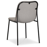 Mobilier de salle à manger moderne et luxueux Chaises de salle à manger nordique en peluche