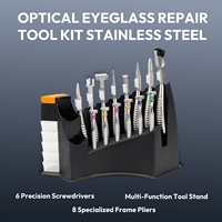 Optical Instruments Eyewear Repair Pliers And Screwdriver Set With Tools Holder Optical Tool 3T-B08-AB