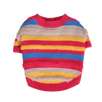 Zoll Hund und Mensch passende Kleidung Regenbogen pullover für Hunde Low MOQ Designer Haustier Kleidung