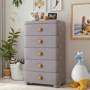 5 Layer Plastic Storage <strong>Drawer</strong> Baby Wardrobe Cabinet Organizer for Home Bedroom Children Storage <strong>Drawers</strong> for Kids Room Storage - Product Image 6