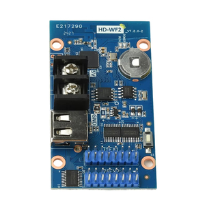 Pantalla <span class=keywords><strong>LED</strong></span> a Todo Color, Controlador HD-WF2 con WiFi, Actualización de Programa USB y Aplicación Móvil para Letreros Publicitarios de Escaparates, CC 4.2-5.5V - Product Image 6