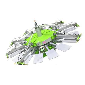 8-Color Automatic Octopus Screen Printing Machine for T-shirts Card & Paper Labels with Screen Printer Plate Type - Product Image 2