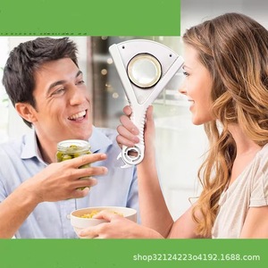 Abridor de Tarros Manual de Plástico al por Mayor para Exportación, Ahorrador de Esfuerzo, con Asa, Portátil, 2 en 1, para Tapas de Botella - Product Image 4