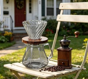 ชุดอุปกรณ์ชงกาแฟแบบ Pour Over พร้อมกรองกาแฟ กาน้ำร้อน ถ้วยกรอง และอุปกรณ์ชงกาแฟ - Product Image 2
