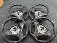 Volant personnalisé en fibre de carbone avec LED et palettes de commande pour BMW Série E (E90 328i, E60, E46, E92, E87, E92 M3, E39, X5 E70, X6 E71, E82, 7)
