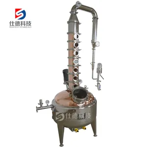 Equipamento de destilaria de álcool de aço inoxidável aplicável a fábricas de bebidas destilador de álcool de cobre