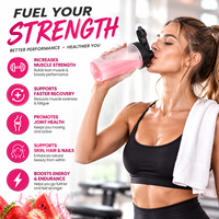 OEM Créatine Monohydrate Poudre avec Collagène et Électrolyte Pastèque Fraise Créatine pour Femmes Créatine Collagène Poudre
