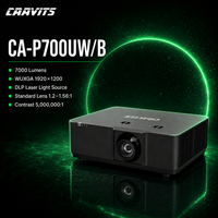 Projecteur d'installation CAAVITS 7000 lumens WUXGA 1920x1200 DLP laser pour l'éducation, les musées et les projecteurs professionnels